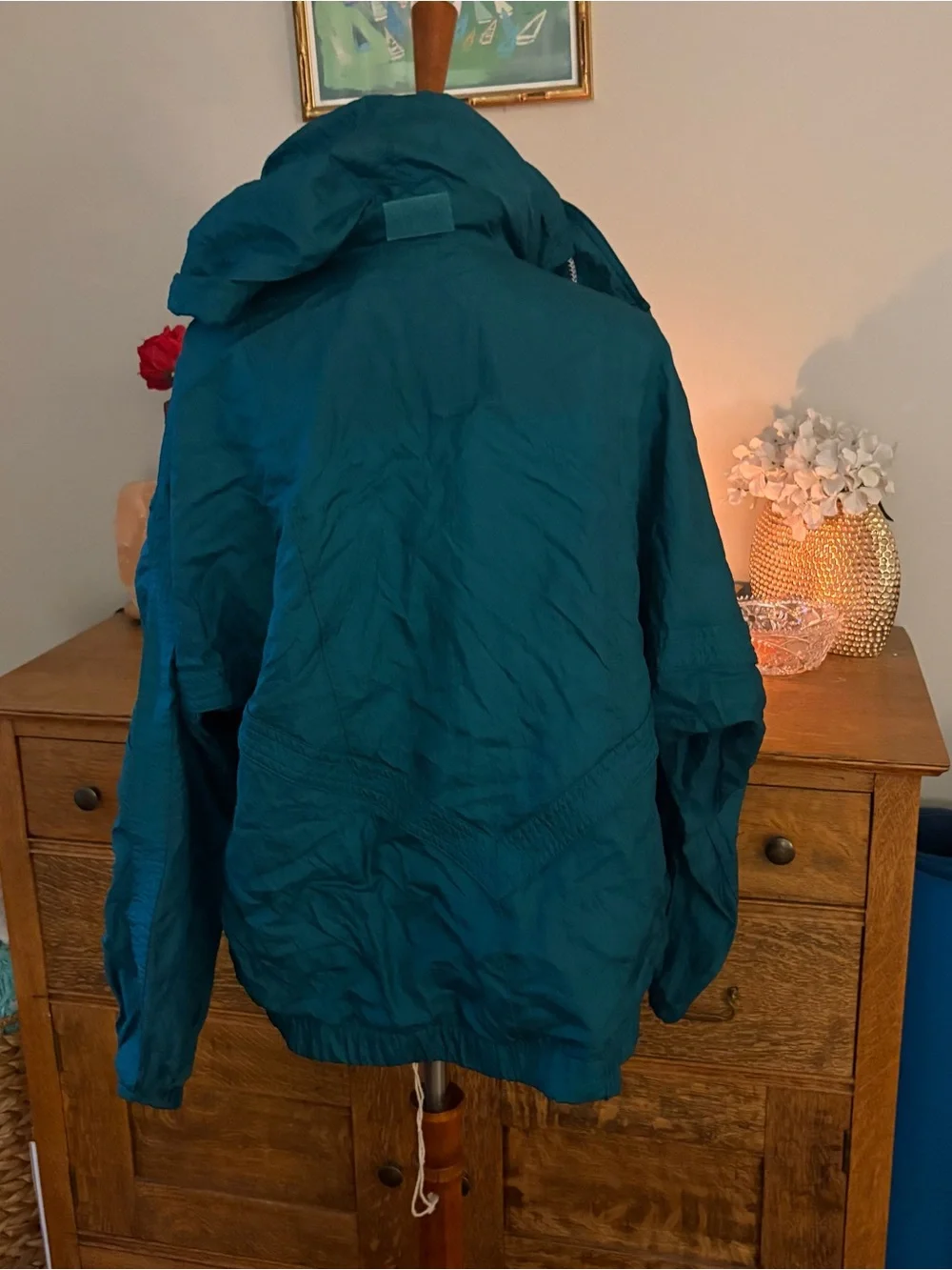 Pacific Trail Teal Women's Lightweight Jacket Medium Hiking Vintage Country Club